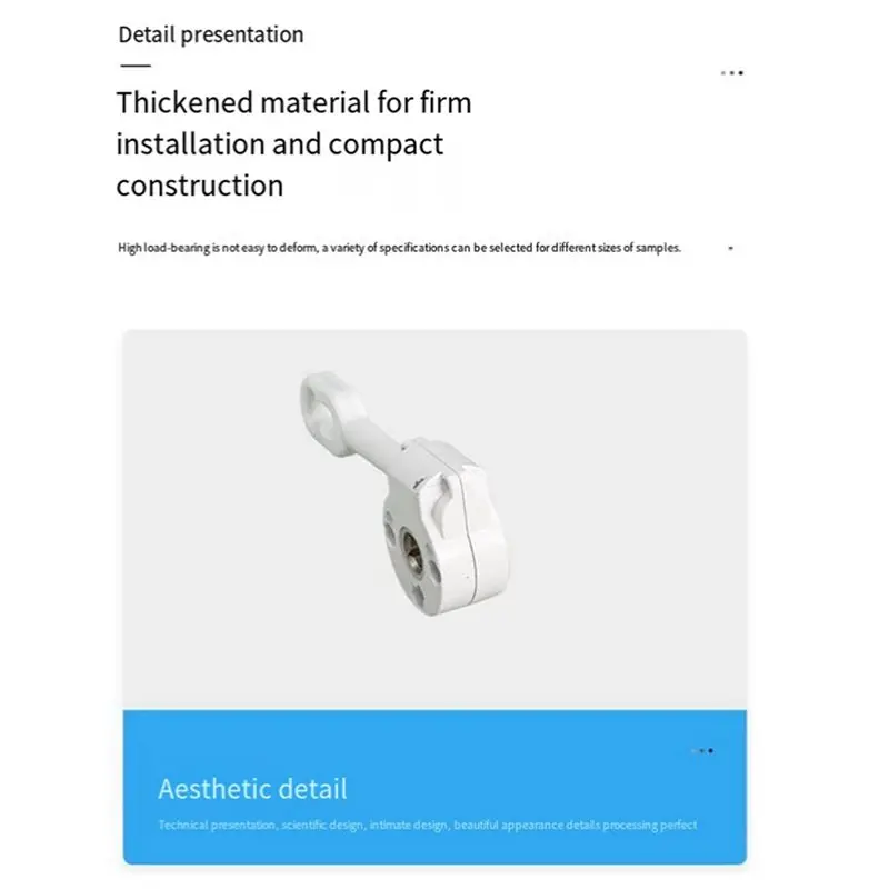 2X المظلة القابلة للسحب آلية التروس اليدوية قابل للسحب المظلة كرنك اليد والعتاد الجمعية المحمولة سبائك الألومنيوم ظهور أ