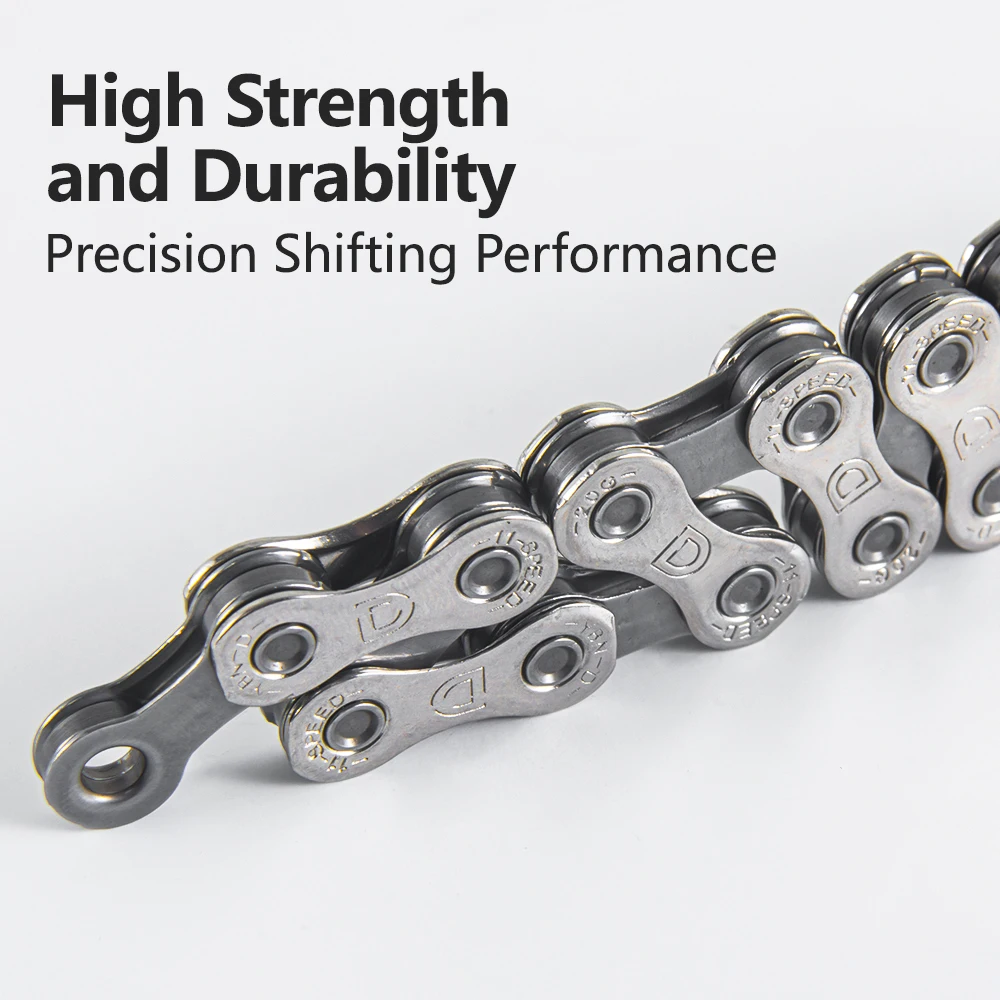 YBN Bicycle Chain 11 Speed 118 Links High Strength Steel Silver MTB Mountain Road Bike Chains Bike Part Accessories