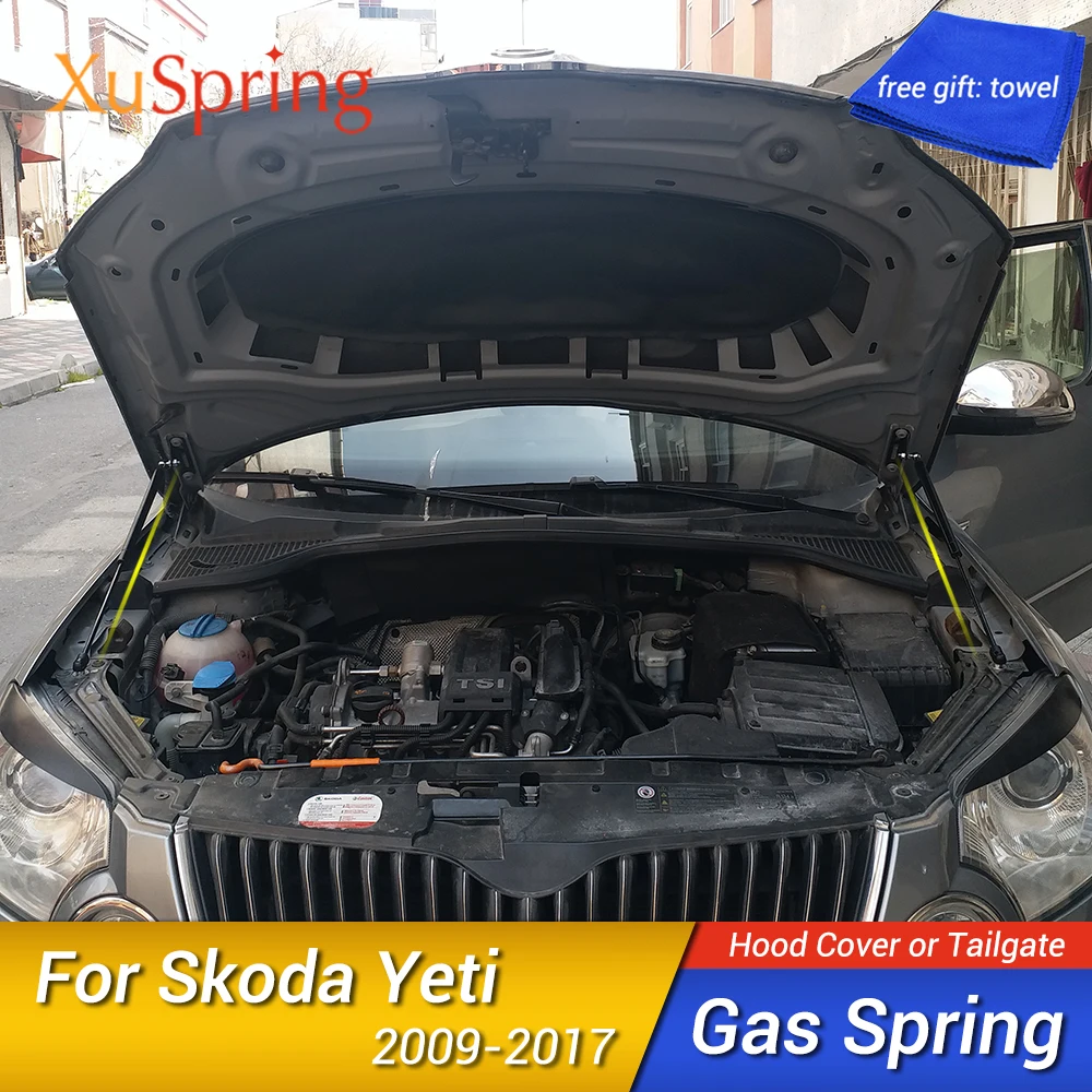 Przednia maska samochodu pokrywa pręt hydrauliczny dla Skoda Yeti 2009 2010 2011 2012 2014 2017 2018 2019 amortyzator wsparcie Strut bary
