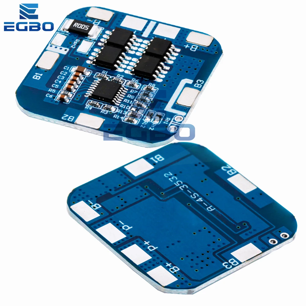 LiFePO4 BMS 4S 3.2V 12.8V 10A لوح حماية البطارية لخلايا 18650 3.6V 14.4V وحدة شاحن/الشحن الزائد/حماية التفريغ