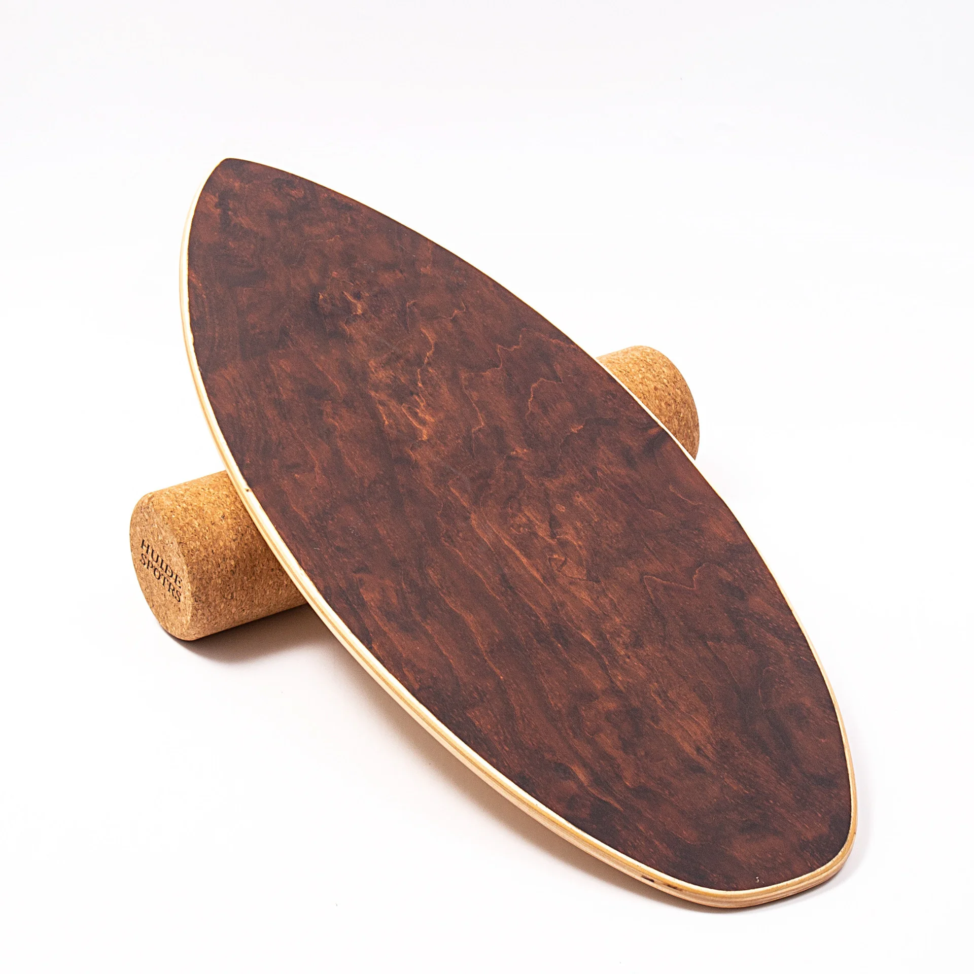 لوح توازن خشبي على شكل سمكة، معدات أساسية لتدريبات اللياقة البدنية واليوجا #5