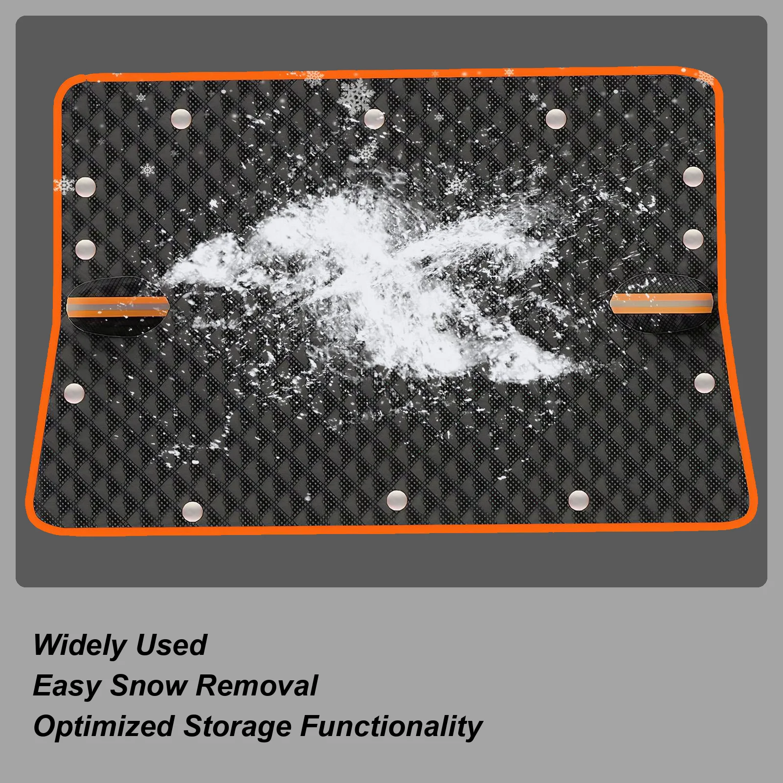 

Car Windshield Magnetic Cover Outdoor Protector Sunshade With Strap Car Windshield Cover For Snow For Automotive Outside Winter