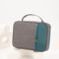 Funda para la Biblia, Estuche para libros de transporte, bolsa para iglesia, protección para la Biblia con asa y bolsillo con cremallera, regalo para madre, mujer y hombre