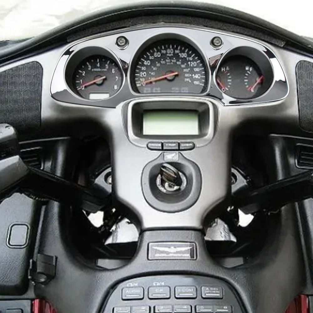 FOR HONDA Goldwing GL1800 GL 1800 2001-2006 Motorcycle Dashboard Decoration Tachometer Speedometer Chrome Reflector GL1800
