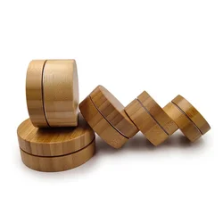 10pcs eco-friendly bamboo container 10ml 30ml 50ml 80ml 100ml bamboo aluminum jar empty bamboo wooden packaging