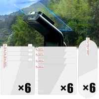 Car Electrostatic Sticker Auto Transparent Seamless Windshield Double-sided Stickers Paste Film for Car DVR Holder Bracket Hook