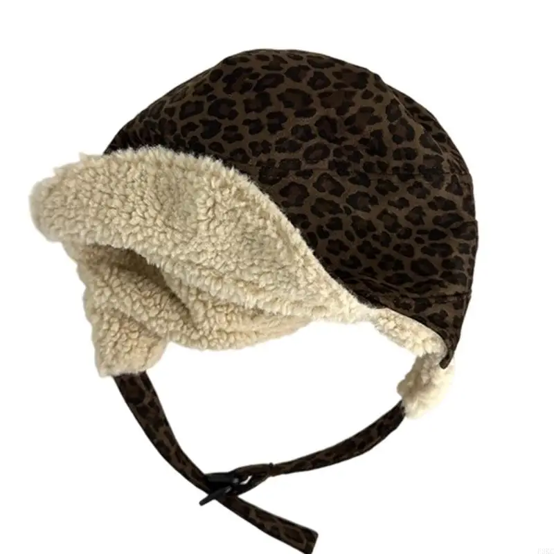 

F3KC Japanese Inspired Thermally Ear Protections Hat Windproof Design For Men Women Kids