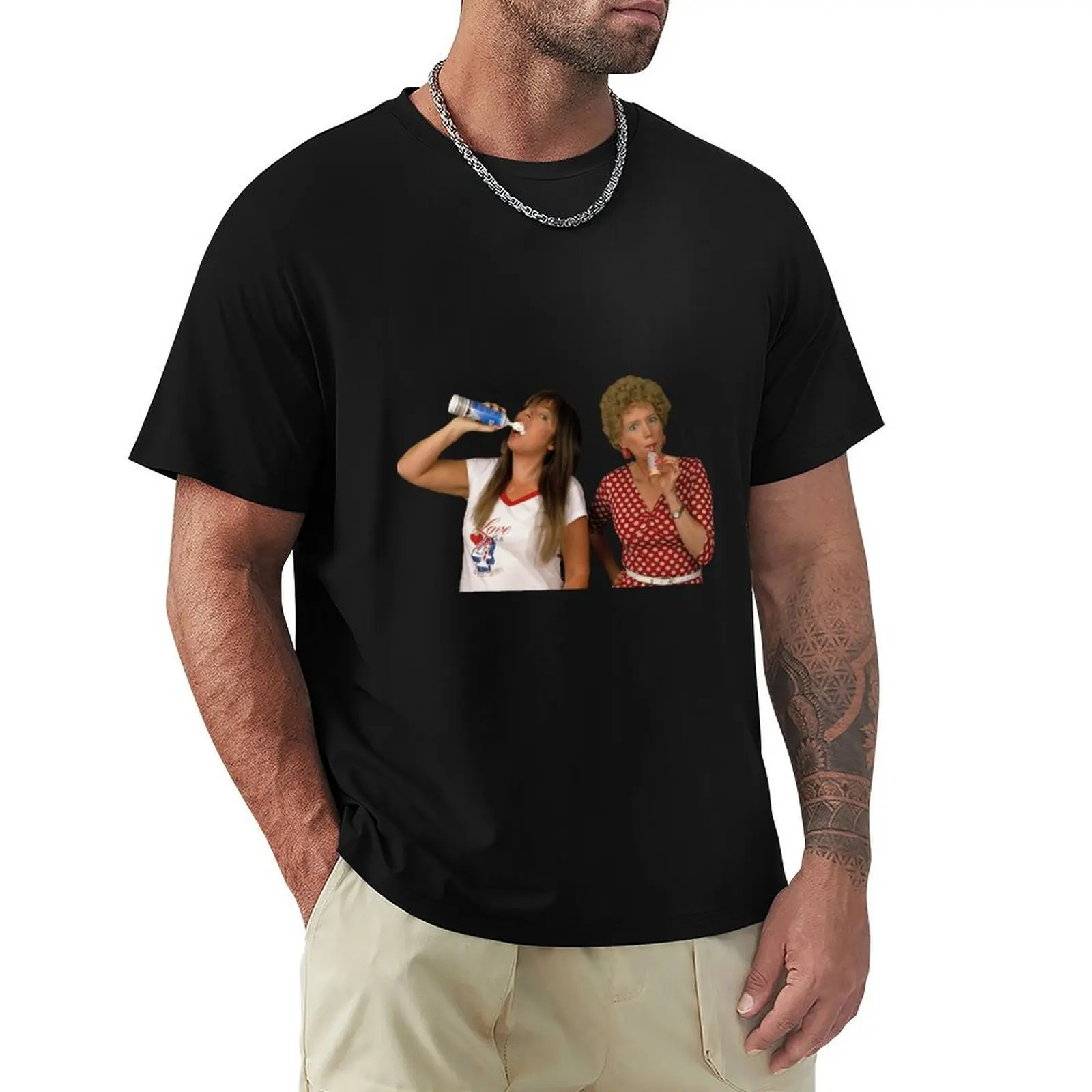 

Kath and Kim: Whipped Cream T-Shirt customs design your own hippie clothes shirts men graphic