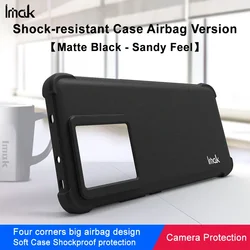 For Xiaomi 13T Pro 5G Matte Back Case IMAK Lens 360 Protect Xiomi Mi 13 T T13 13TPro Crystal Case Flexible Air Bag Bumper Cover