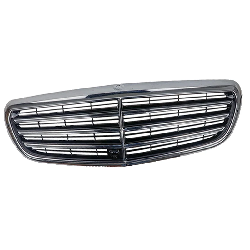 Dotyczy Mercedes-Benz Klasy E 2016-2020 W213 Pionowa Standardowa Kratka Grilla Przedniego Środkowego Wlotu Powietrza Przedniego Panelu