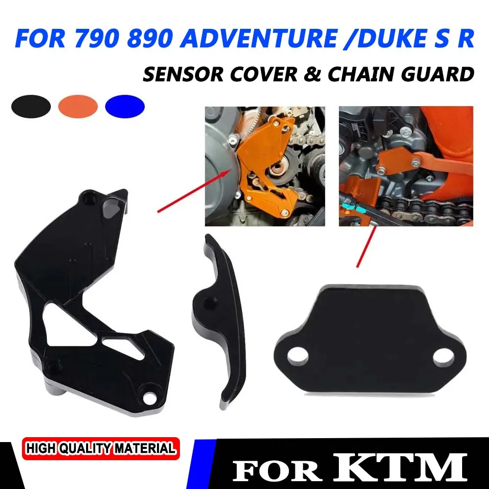 

Motorcycle Front Sprocket Chain Guard Sensor Cover Protector Cap for KTM 890 790 Adventure R S Duke 790 890 Duke 2020 - 2023