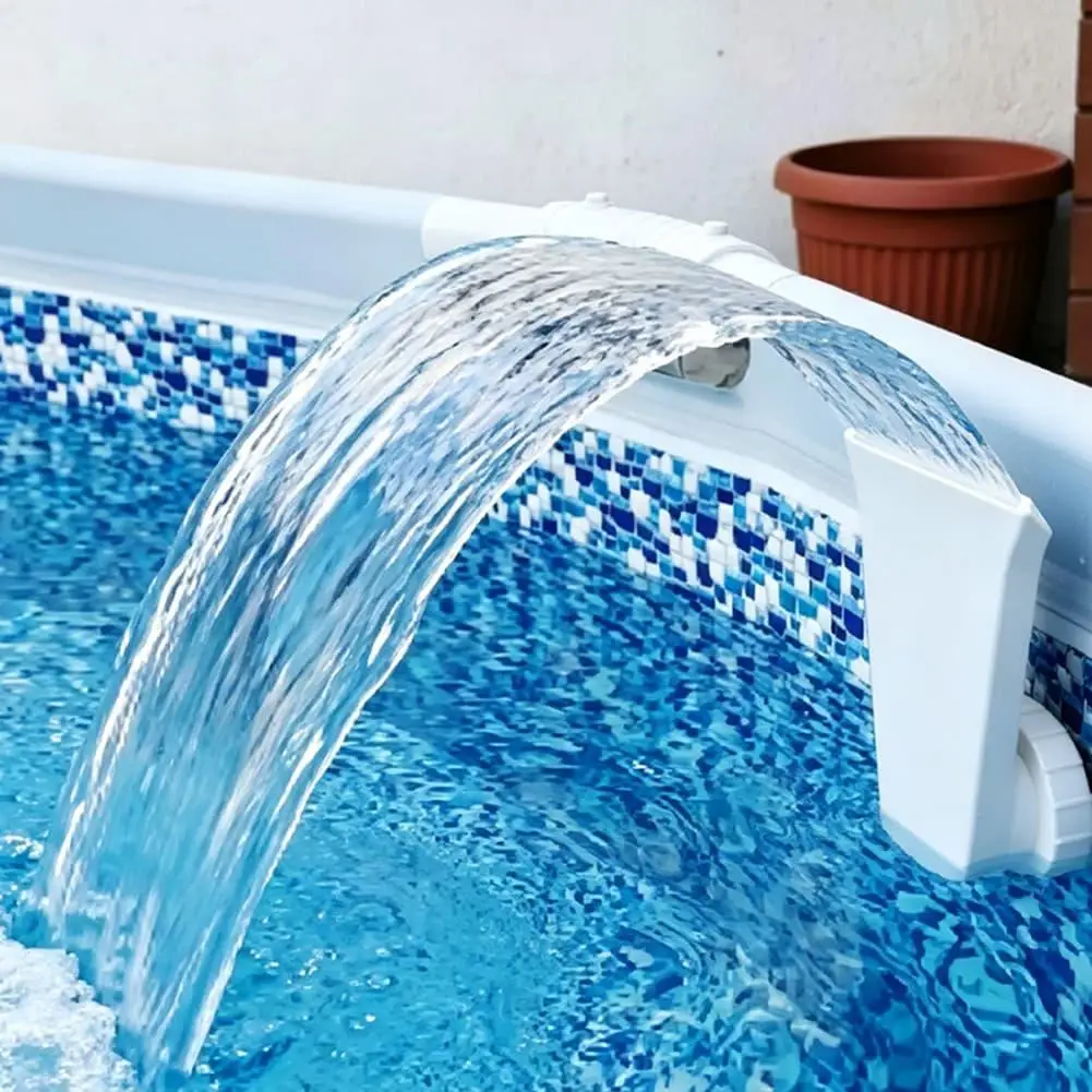Pool Fountain Direct Mounting Compatible With Nozzles Pool Waterfall Easy To Install, Suitable For Pool Parties Pool Accessories