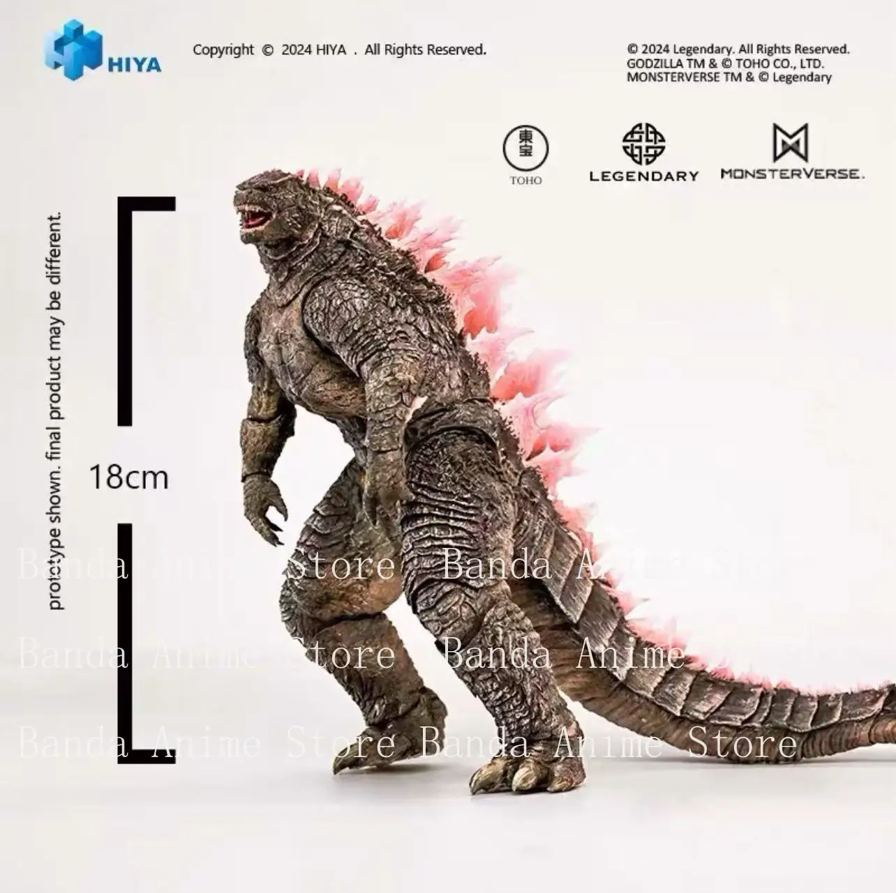 

Original Hiya Toys Godzilla Vs. Kong 2 Action Figures Animation Toys Gifts Model Genuine Collector Anime Hobby In Stock