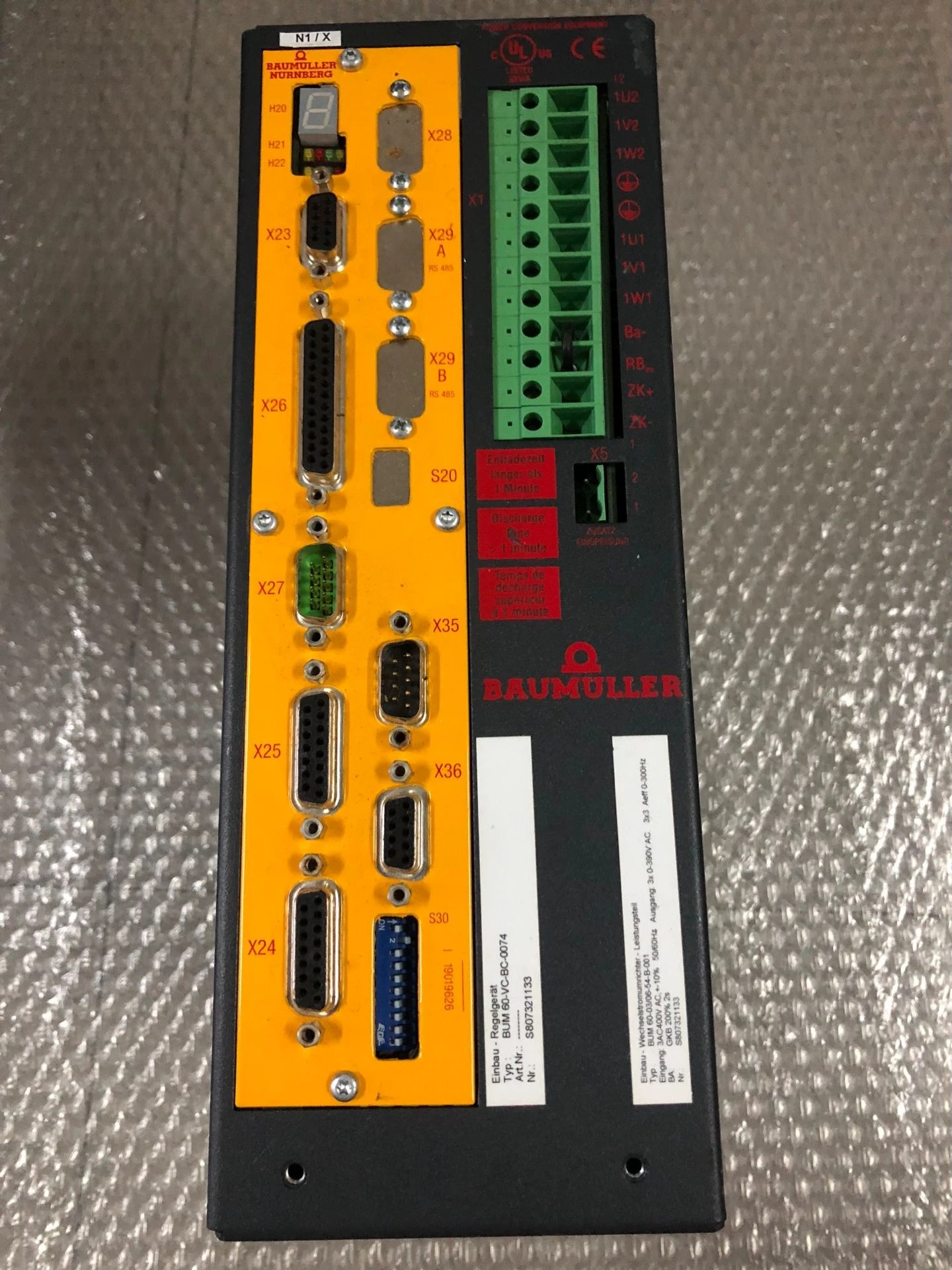 

BAUMULLER BUM60-VC-BC-0074 Spot бум 60 - 03/06-54 - B - 001