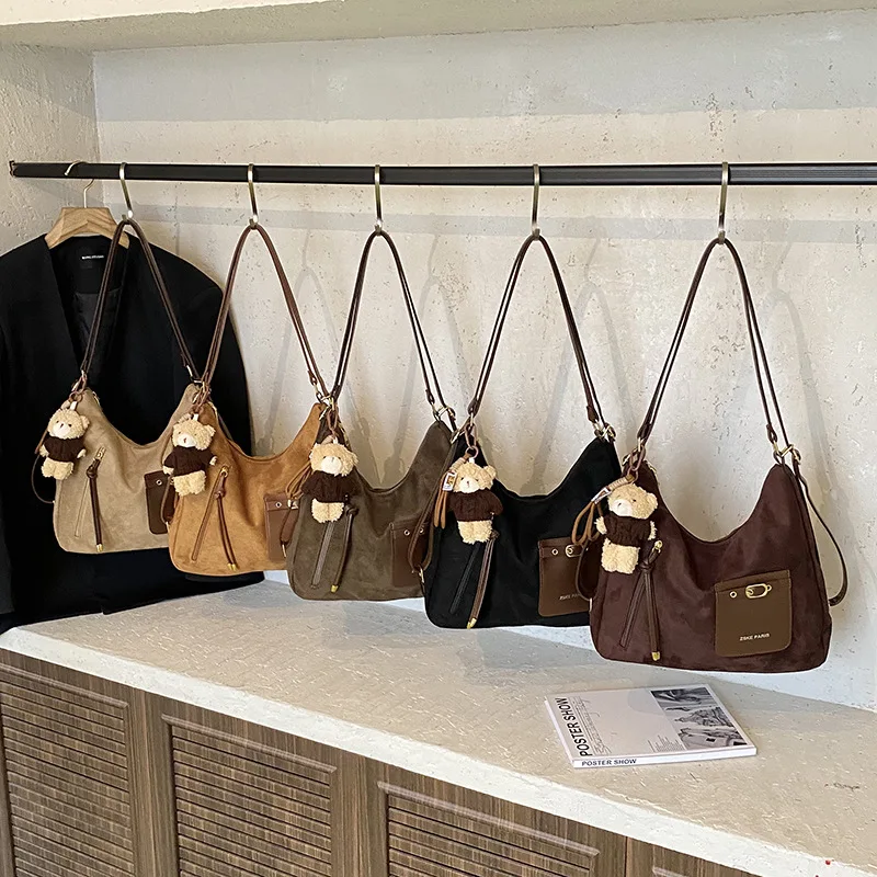 

Chic Elegant Shoulder Bag 2025 New for Women, Luxury Spacious Crossbody Purse, Fashionable Casual Tote for All Occasions