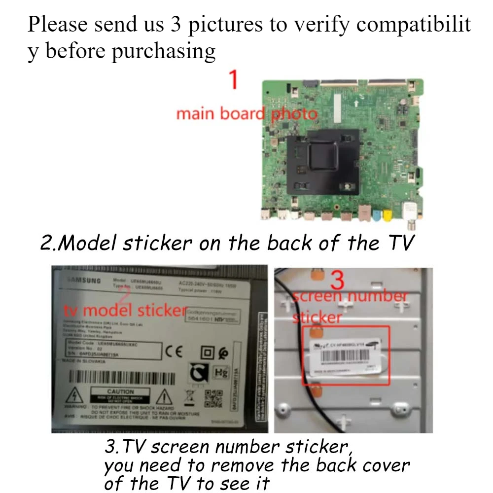 TV Main Board BN94-04313M BN41-01622C BN41-01622B UN55D8000YF Motherboard UE55D8000YS UN46D7000 UE46D8090 UE46D8000Y BN94-04313L