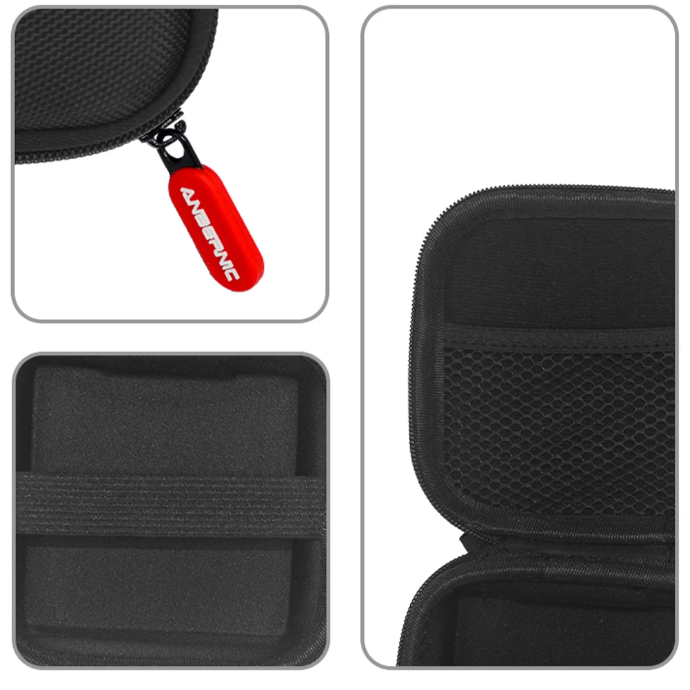 Eva harte trage tasche für anbernic rg40xxv kratz feste schutz tasche mit mesh tasche reise aufbewahrung tasche für anbernic rg 40xxv
