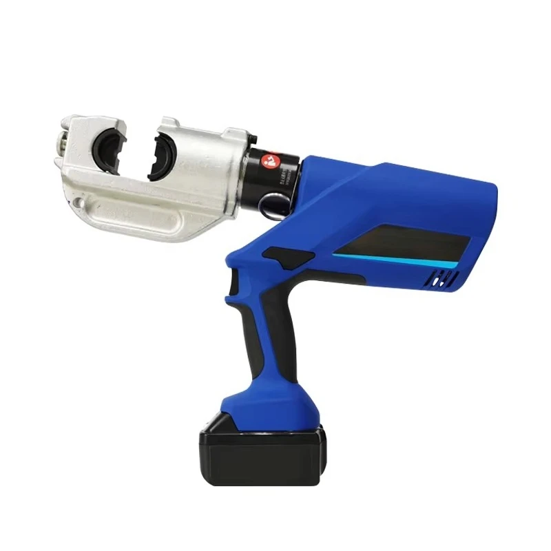 EZ-400 Rechargeable Electric-Hydraulic Clamp Lithium Battery Powered Two-in-One Cable Crimping Clamp for Copper Hydraulic Tools