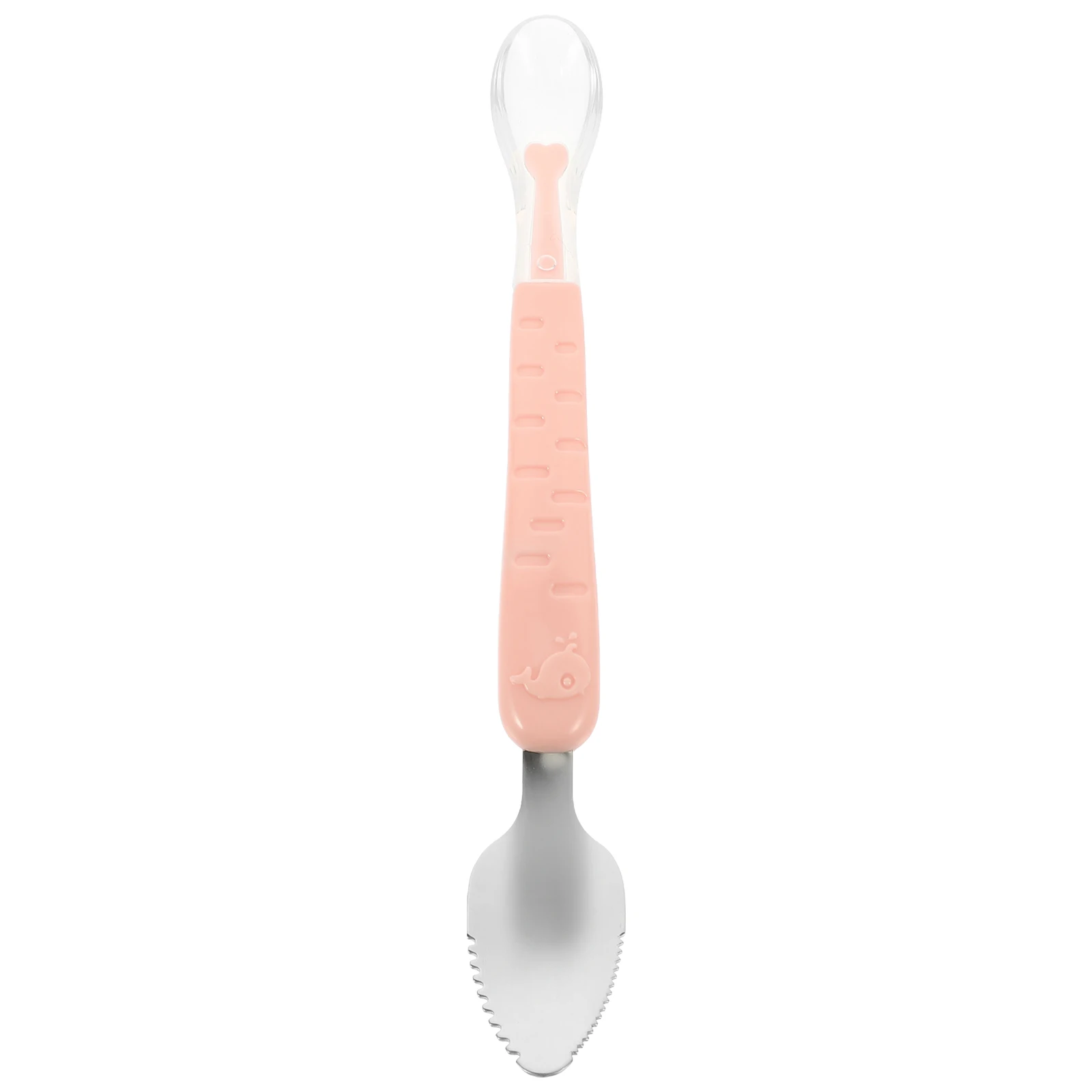 

Double Head Baby Spoon For Fruit Puree Scraping, Silicone Steel Spoons With Storage Box, Spoon Feeding Tool For