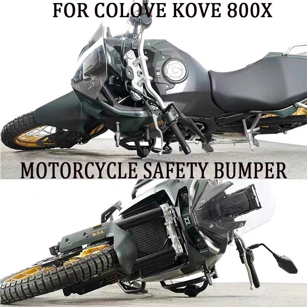 For Colove KOVE 800X Upper and Lower Protection Bumper 800X Accessories 2024 800X Bumper Motorcycle Bumper Landing Protection Ki