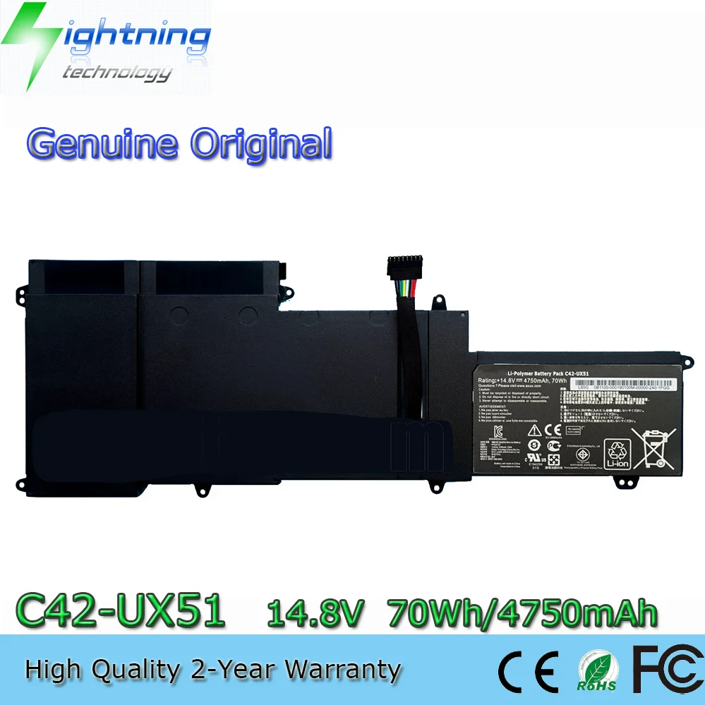 

Genuine Original C42-UX51 Battery for ASUS ZenBook U500 U500V U500VZ UX51 UX51V UX51VZ