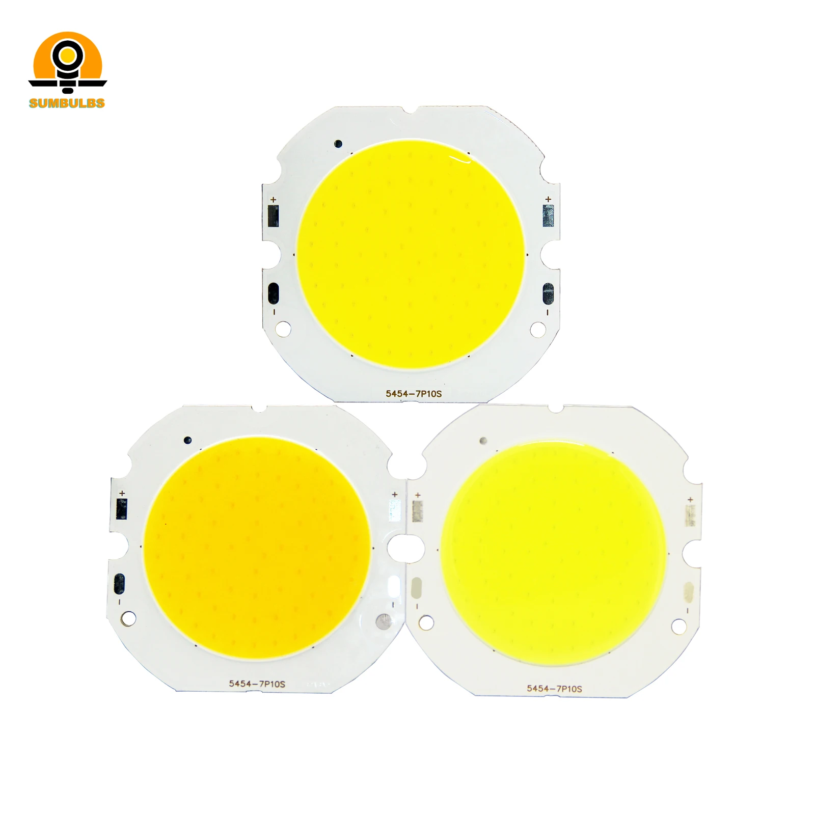 [SUMBULBS] 42mm Lighting Ares Diameter 54x54mm LED COB Light Source for Down Light Bulb Lamp 10W 20W 30W Natural Warm Cold White