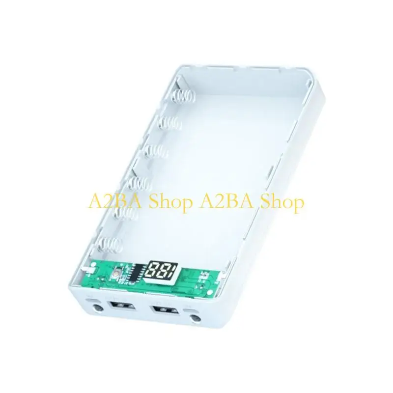 A2BA 6x18650 للحالة مربع تخزين شحن البطارية الخارجية لـ Shell for Ch