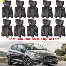 10x For Ford Fiesta MK6 Focus MK3 Mondeo MK3 S-MAX MK1 Boot Trim Panel Metal Clips Clamps Load Compartment 1430815 W712474S439