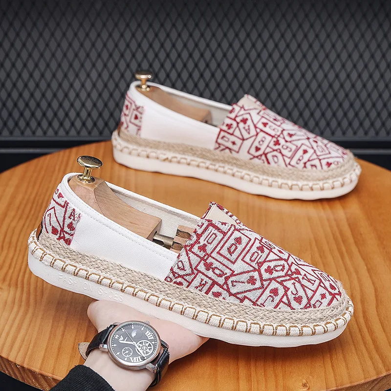 Letnie buty damskie Casual Female Sneakers Espadryle For Women Round Toe Slip-on 2024 New Slip On Solid Leisure Fisherman Slip