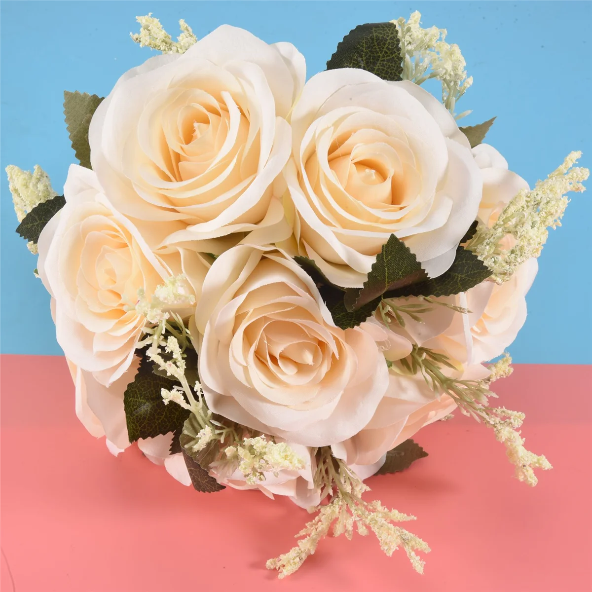 Braut sträuße für Hochzeit, künstlicher Rosen blumenstrauß Braut brautjungfer, die Blume hält, Blumenstrauß