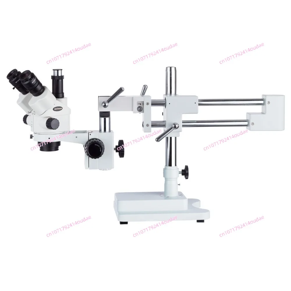 

AmScope 7X-45X Simul-Focal Stereo Lockable Zoom Microscope on Dual Arm Boom Stand Mobile phone repair equipment