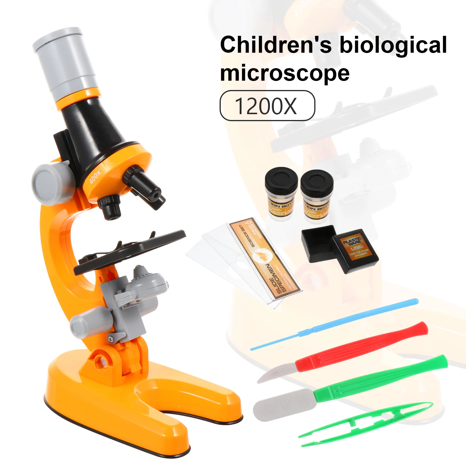 

Microscope Toy Microscopy for Children Multifunction Beginner Pupils
