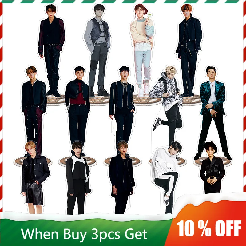 

FOR WayVV Peripherals KUN Figure Acrylic Stand LUCAS Standing Plate Cute WINWIN Acrylic Ornaments HENDERY Accessory Toys