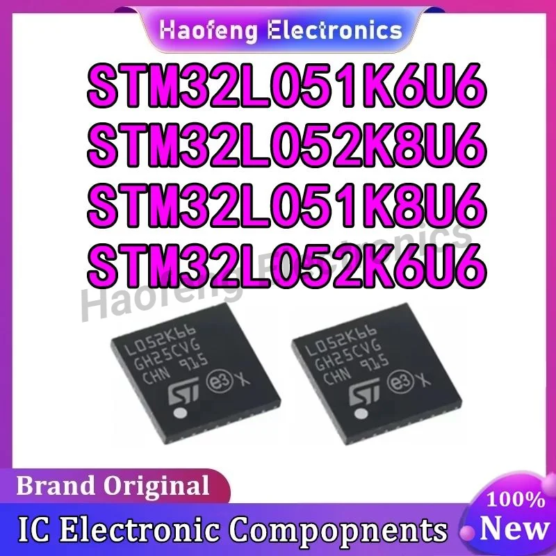 STM32L051K6U6 STM32L051K8U6 STM32L052K6U6 STM32L052K8U6 STM32L051K6 STM32L051K8 STM32L052K6 STM32L052K8 STM32L051 STM32L052 Chip