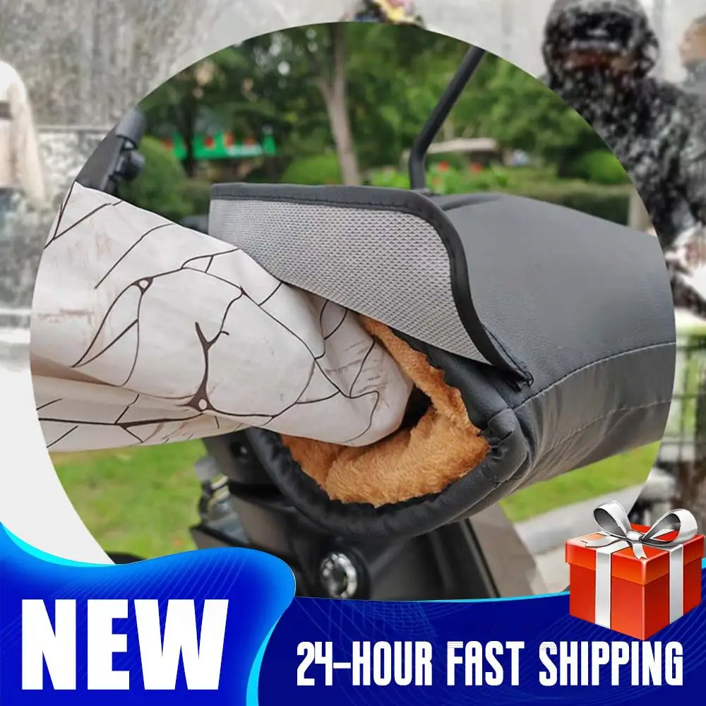 

Electric Heating Handlebar GlovesWinter Cycling Gloves Waterproof Handle Bar Mitts 3 Levels Thermal Gloves for Outdoor Riding