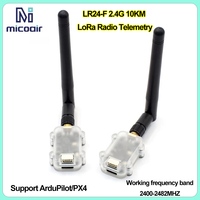 MicoAir LR24-F 2.4G 10KM LoRa Radio Telemetry Module 500Mw Transmission power Support Pixhawk Ardupilot PX4 for FPV RC Drones