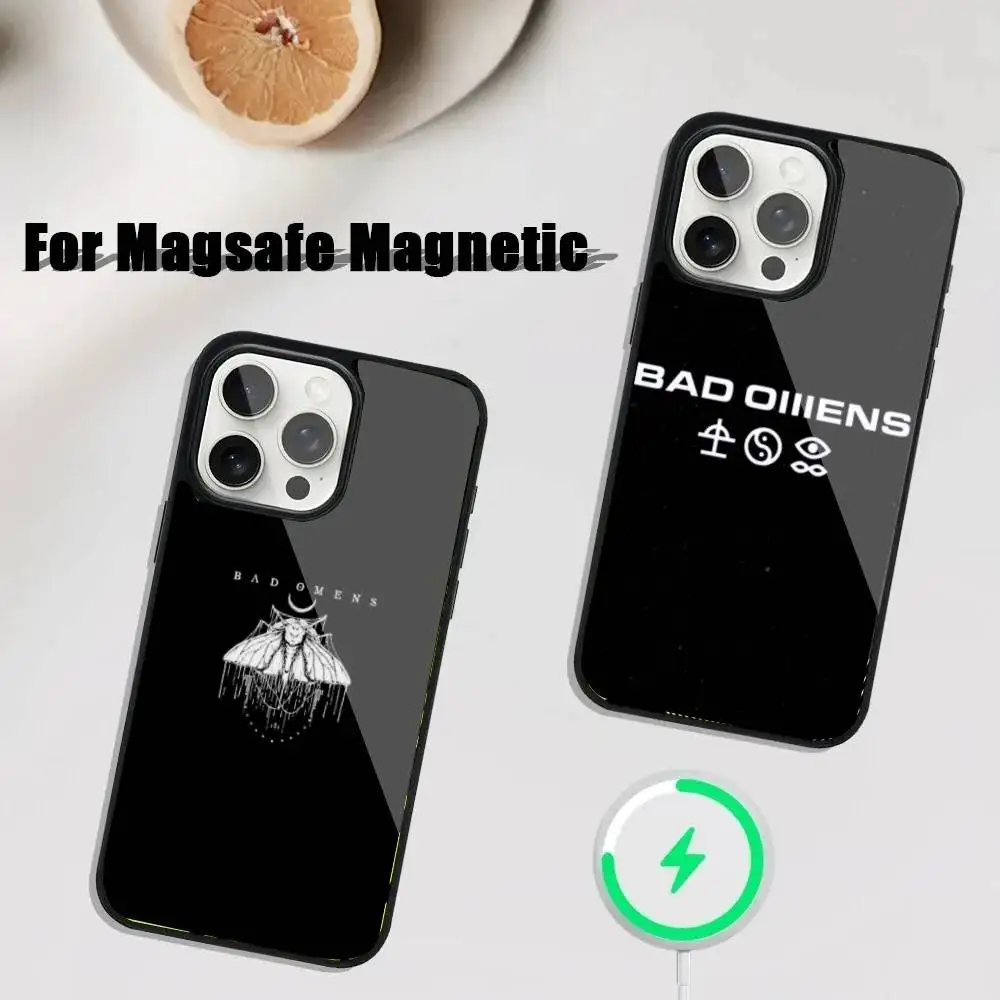 

Bad O-Omens The r-rain Phone Case For iPhone 17,16,15,14,13,12,11,Pro,Max,Plus,Mini,SE4,E Magnetic Magsafe Wireless Charging