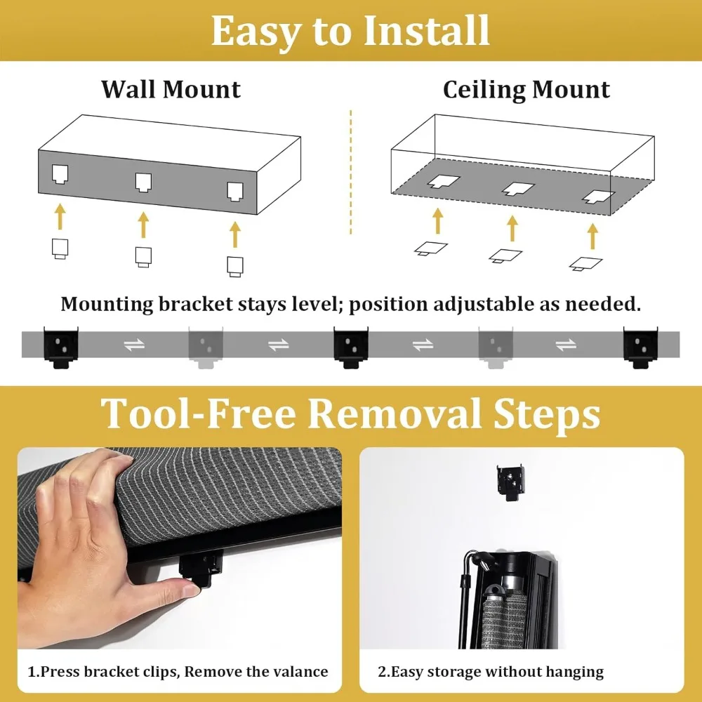 ظلال دوارة ممتازة للاستخدام الخارجي بعرض 8 أقدام × 6 أقدام مع ستارة، وستائر خارجية قابلة للطي للفناء والشرفة وظلال العريشة