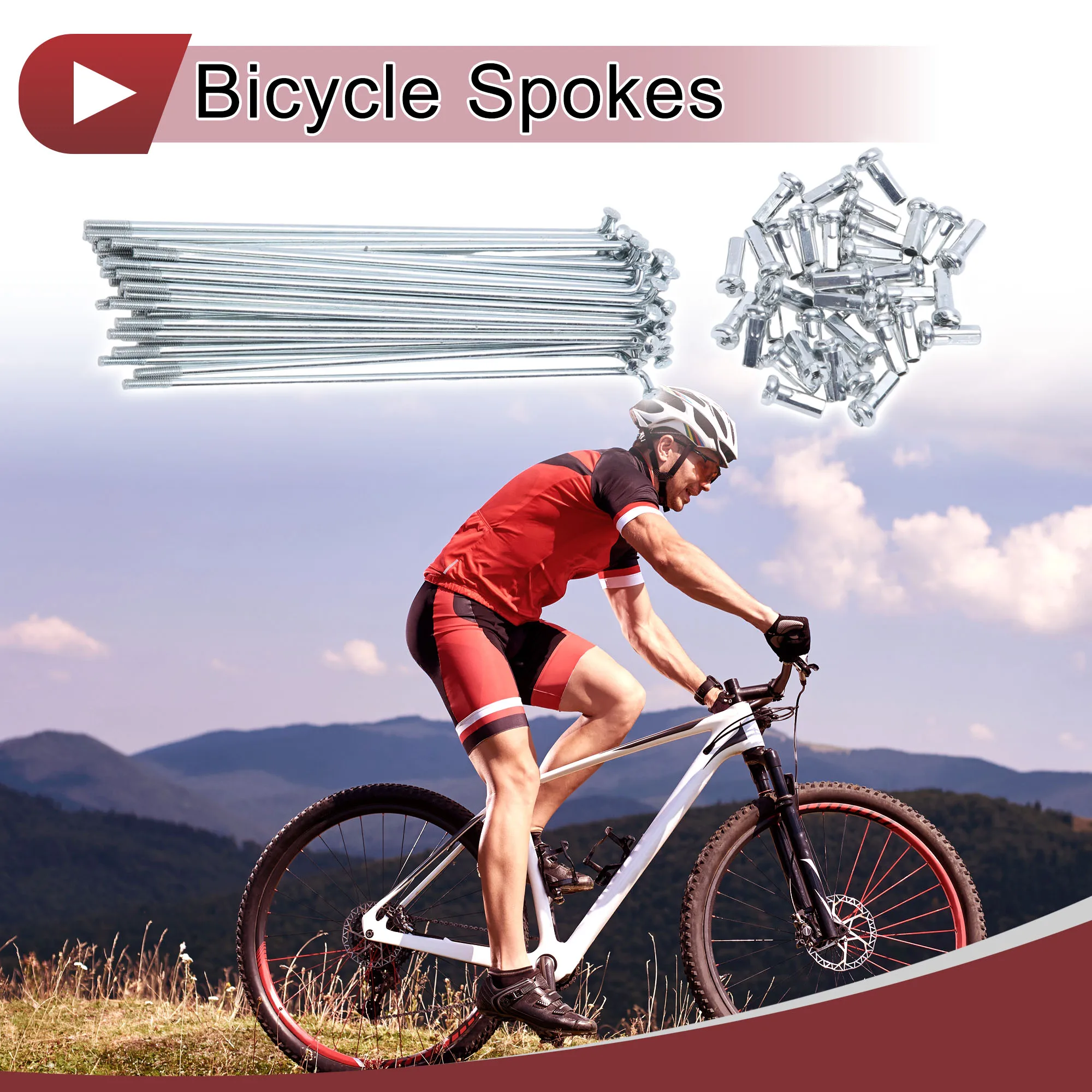 X Autohaux No.45 Steel Galvanized 36 Set 14G Bicycle Spoke 171mm 179mm 189mm 195mm 209mm 227mm 231mm 235mm 245mm 253mm 261mm