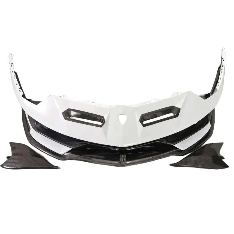 

For Lamborghini Aventador LP700-4 LP720 SVJ Style Dry Carbon Fiber Front Bumper Body Kit