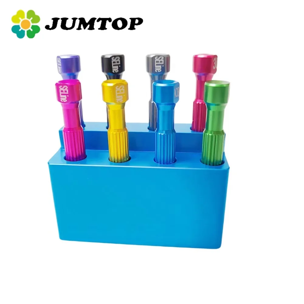 

JUMTOP 8Pcs Dental Abutment Implant Screwdriver Set Micro Screw Driver Steel Dentist Instrument Implants Drilling Tool