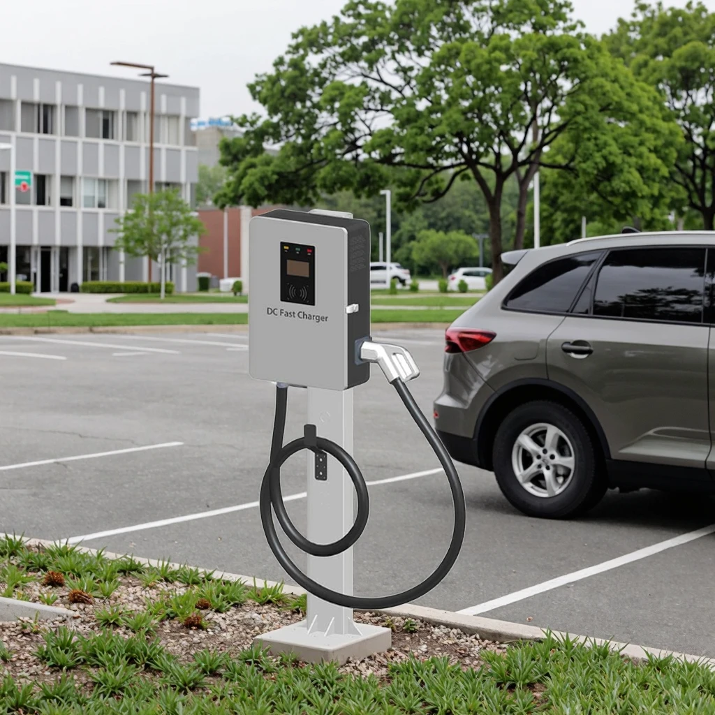 High Quality Wall-Mounted Fast Charging Station 30kW Fast EV Car DC Charger Electric Vehicle Charger