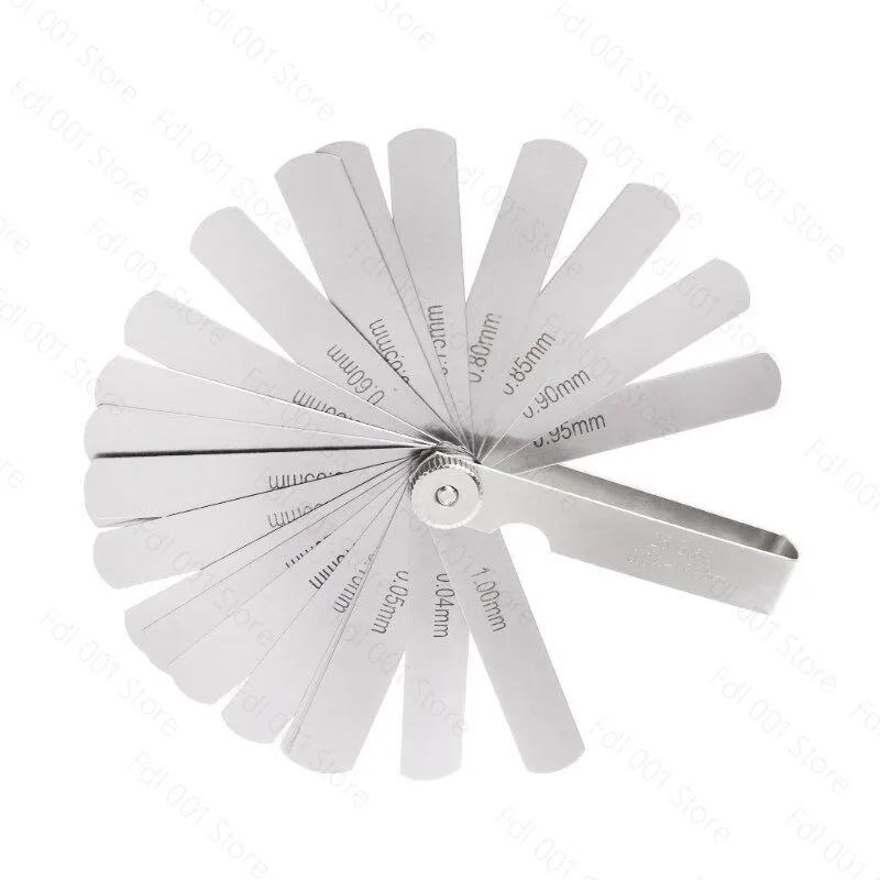 Thickness Feeler Gage Set Straight Leaves 0.05-1mm Feeler Gauge Gage Thickness Measurment Tool