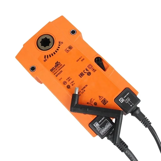 Belimo Original AC 230 V 9NM BFN230 BFN230-T محرك الربيع العودة أنظمة تكييف الهواء 60 s 2x SPDT IP54 مفتوح/مغلق