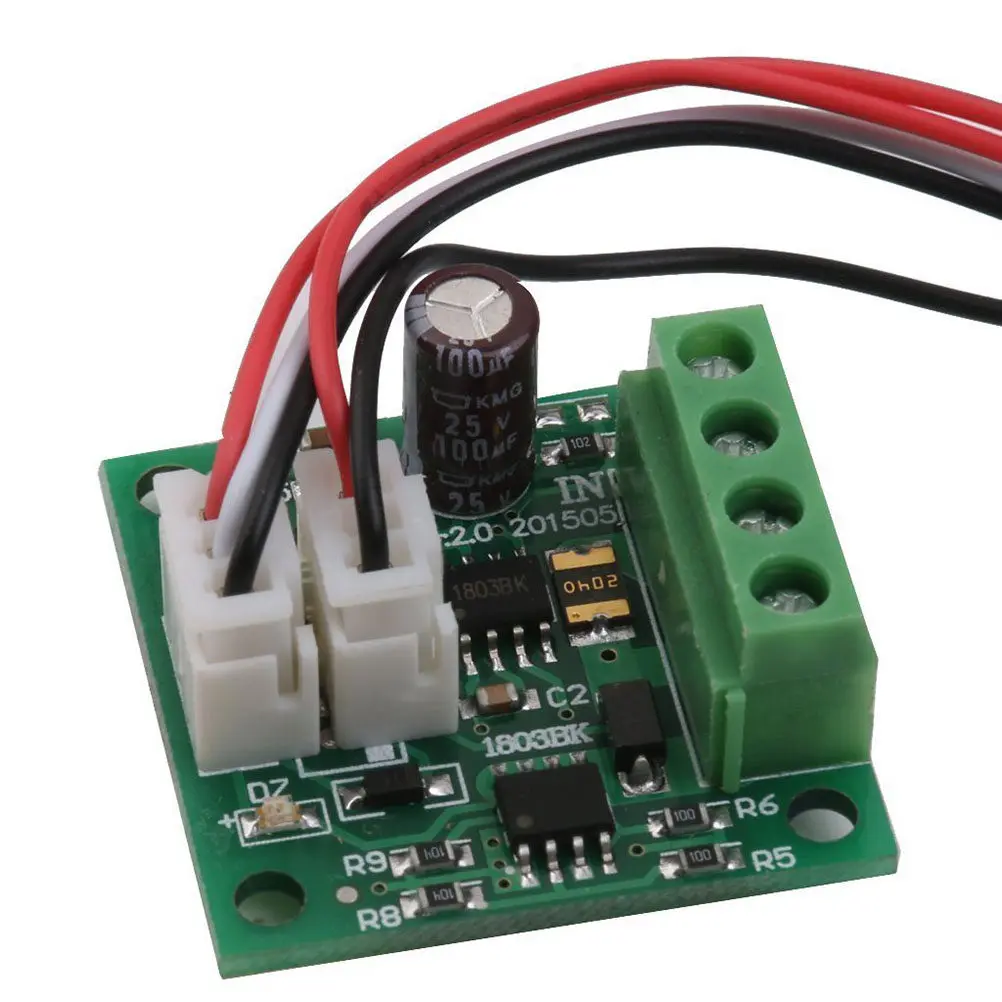 2a Dc Motor Pwm Controller Adjustable 1.8V 3V 5V 6V 12V Motor Speed Regulator with Self-Recovery Fuse and LED Power Indicator