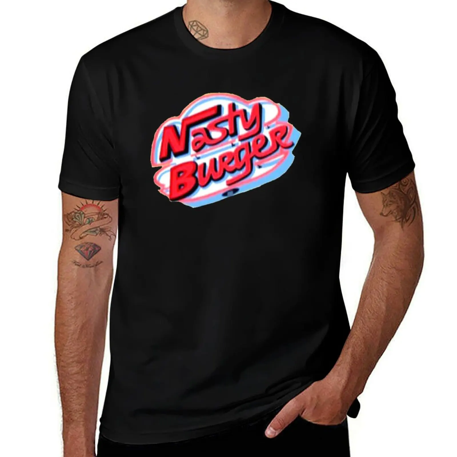 Nasty Burgers - Danny Phantom T-Shirt funny t shirts cotton T-Shirt