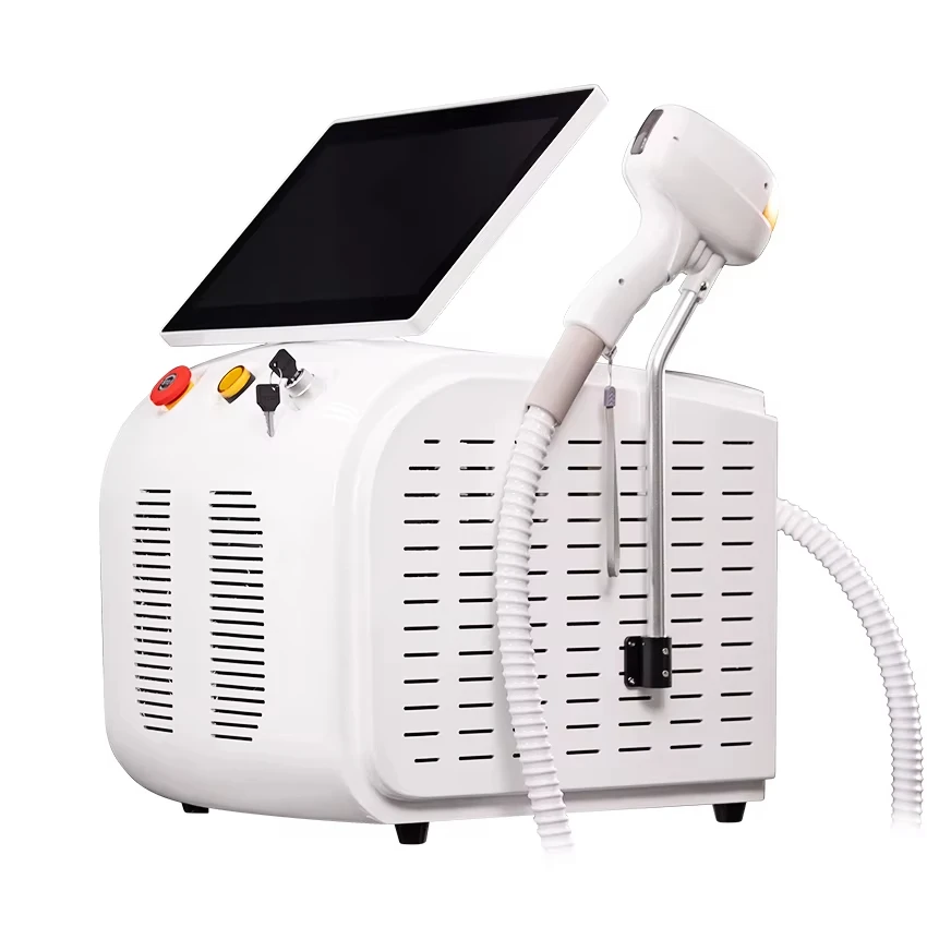 808nm Diode Laser Hair Removal Machine Professional 808nm ice titanium LCD touch screen handle Beauty Salon Hair Removal Machine