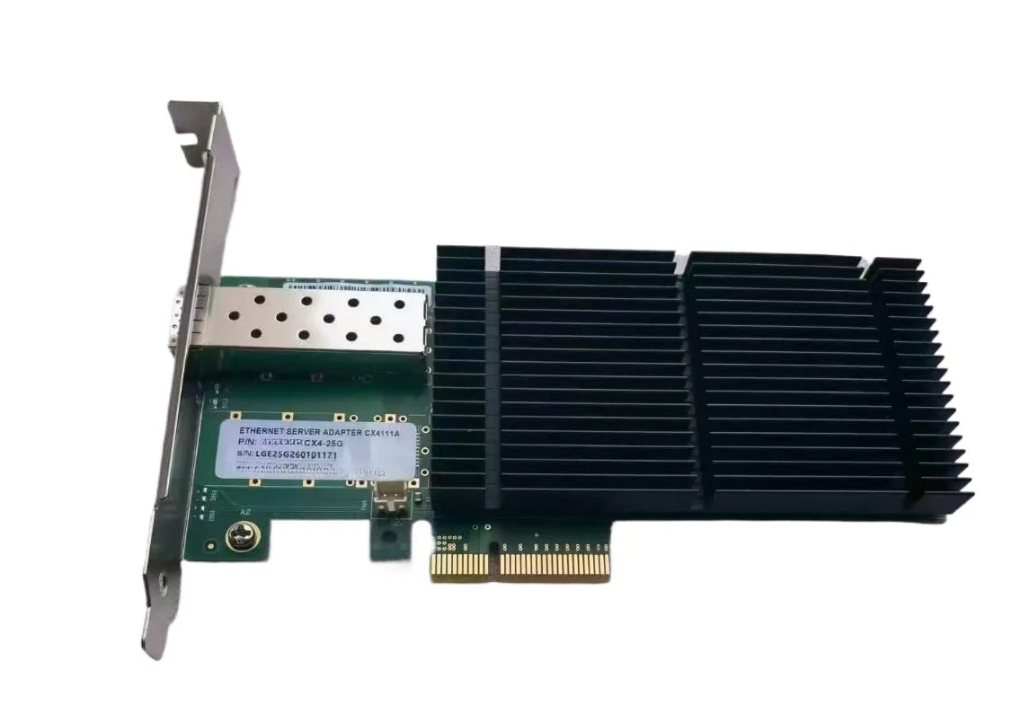 New Original MCX4111A-ACAT ConnectX-4 Lx EN Network Interface Card 25GbE Single Port SFP28 PCIe 3.0 x8 High Bracket