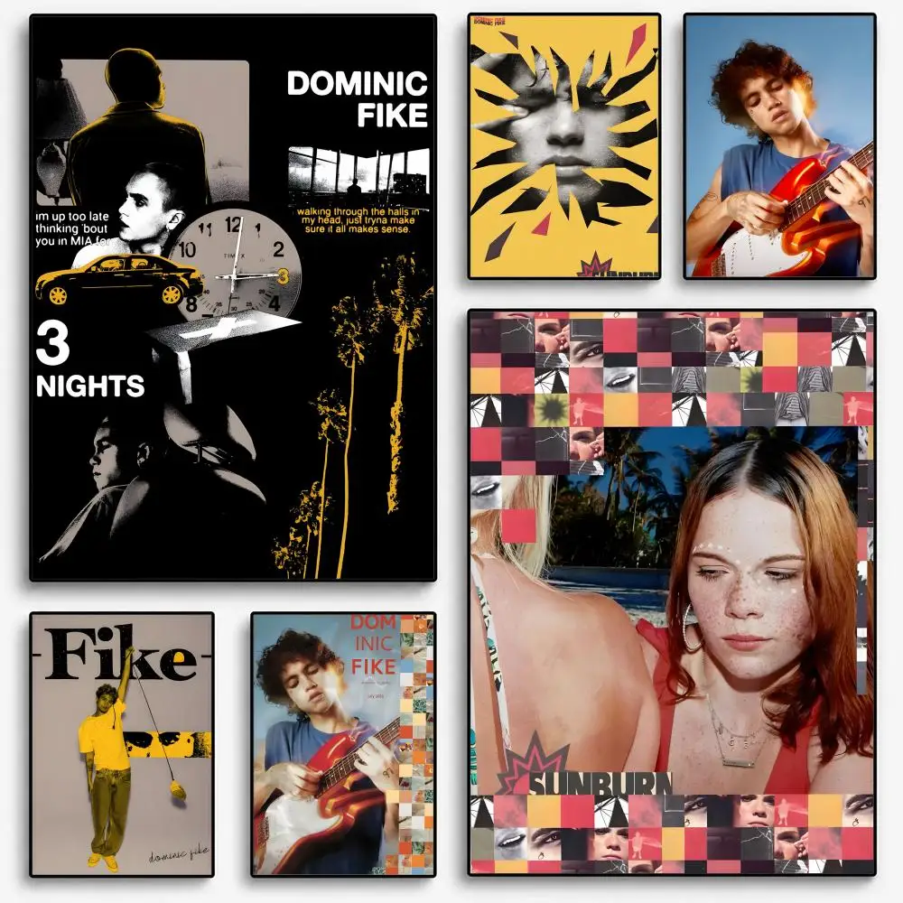 Pop Singer D-Dominic F-Fike Poster Room Home Decoration Interior Wall Art Printing Garage Posters Gift