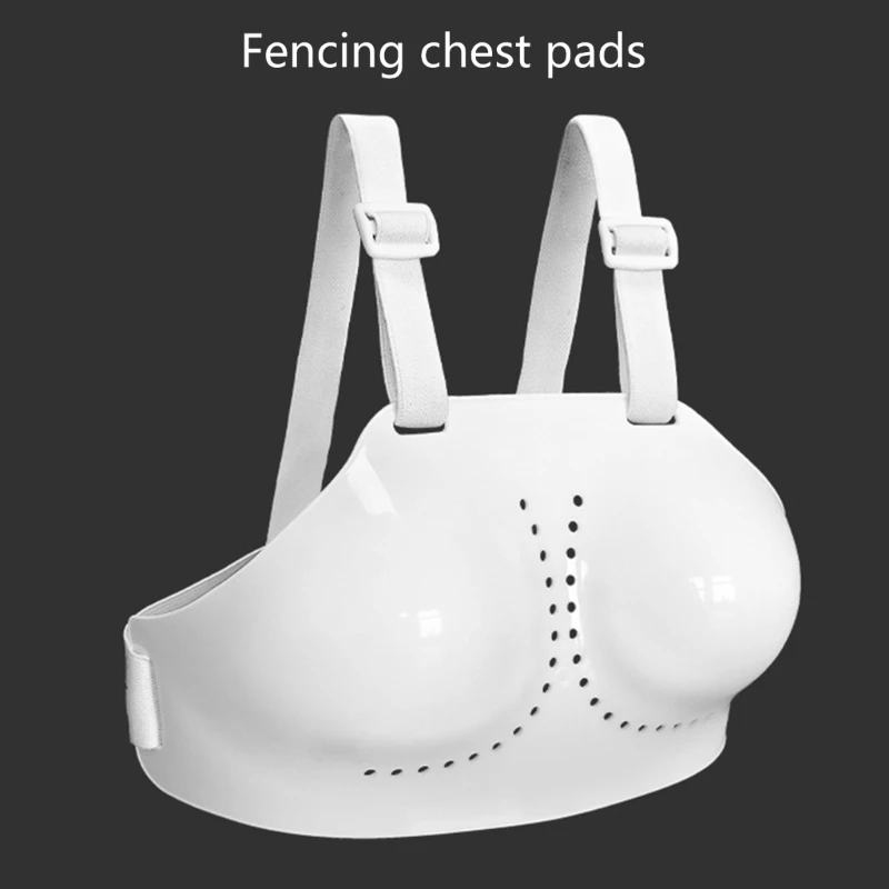 Fencing Chest Guard Integral Fencing Chest Protector for Women Adjustable Breast Protector Fencing Chest Guard Protector